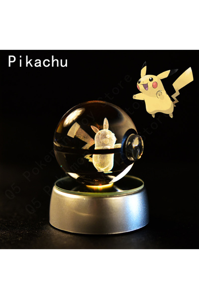 Choice5 01 بيكاتشو بوكيمون كرة الكريستال ثلاثية الأبعاد بيكاتشو ميو تو ميو جي...