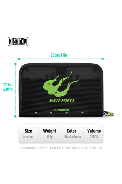 Choice حقيبة صيد YOOFISH LYB-28-2-G، حقيبة أخطبوط، حقيبة بيض، صندوق تخزين طُع...