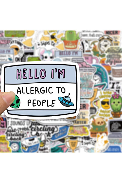 Choice 50 قطعة 50/100 قطعة إبداعية ساخرة، فكاهية، جرافيتي، جرافيتي، حساب مصنو...