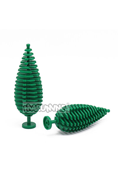 choice2 مجموعة من 6 قطع من الطوب الأخضر مارومين، بنمط أشجار الصنوبر، مناسبة ل...