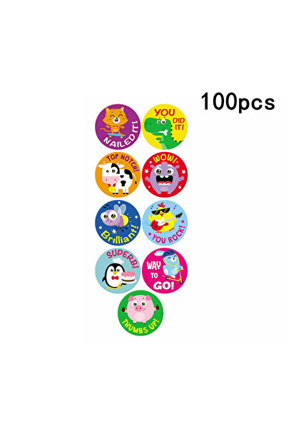 Choice B-100 قطعة، 100-500 قطعة من ملصقات التحفيز للأطفال، لفة ملصقات مكافآت ...