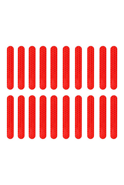 Choice ملصقات حمراء عاكسة للجسم، مصنوعة من مادة PVC، مناسبة لسكوتر Mi3 Pro Pr...