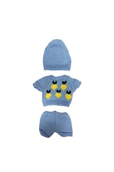 Choice أطقم ملابس زرقاء بأربعة أنماط من أجمل ملابس السترات الصوفية لدمى بيبي ...