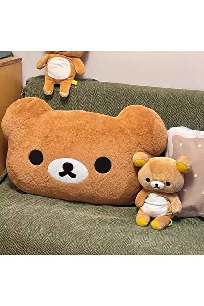 Choice وسادة يد دافئة من القطيفة على شكل ريلاكوما اللطيف، مقاس 40 سم، دمية دب...