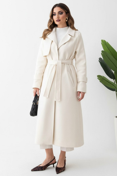 hiramir kadın yeni sezon cep kapaklı kaşe kaban mont