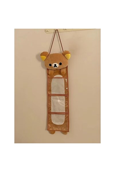 Choice حقيبة تخزين معلقة على الحائط على شكل دب ريلاكوماس الكرتوني، حقيبة معلق...