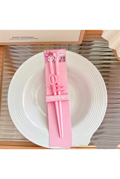 Choice 2 عيدان طعام تعليمية من هيلو كيتي، سانريو ميلودي كورومي، قطار كرتوني، ...