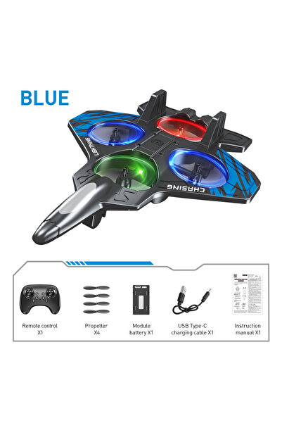 Choice طائرة E72 زرقاء جديدة من الفوم، طائرة استعراضية ذكية ثابتة الارتفاع، ت...