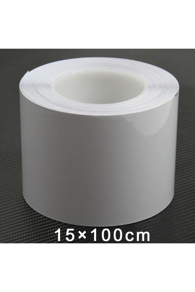 Choice شريط لاصق شفاف للدراجات، أبيض، 100×15 سم، قطعة واحدة، واقي إطار غير مر...