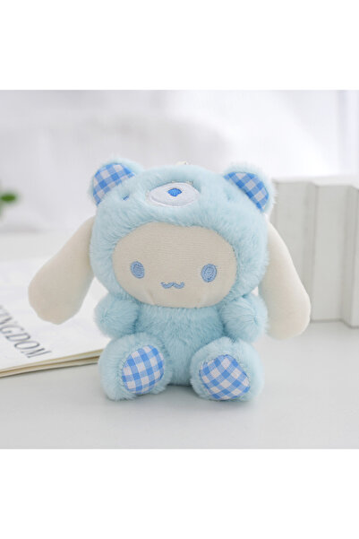 Choice 4 دمى سانريو سينامورول الكرتونية المحشوة، قلادة، سلسلة مفاتيح قطيفة كا...