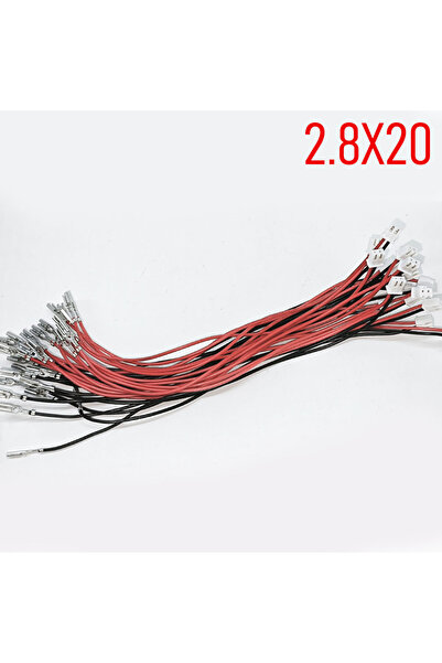Choice 2P--2.8-20pcs 2 Pin H2.54 Cable DuPont cable Connector Wire 4.8mm/2.8m...