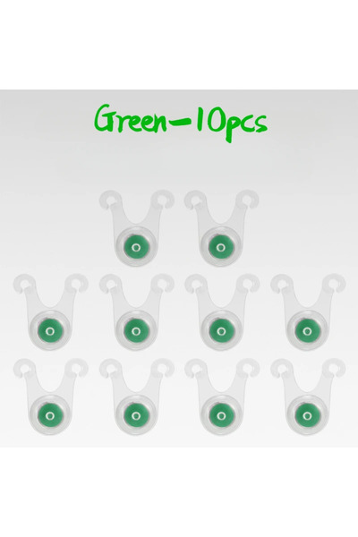 Choice حبل خيمة LED أخضر مقاوم للماء، مزود بـ 10 مصابيح LED، لحماية الحبل، مص...