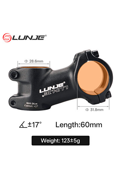 Choice 17Degree-60mm Ultralight Bike Power 60/70/80/90/100/110MM MTB Bike Ste...