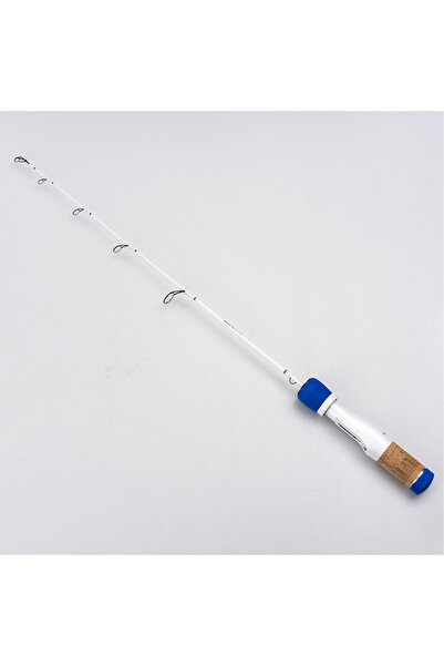 Choice صنارة صيد جليدية من ألياف الكربون من ديوكيو، لون أزرق، طولها 64 سم، مك...