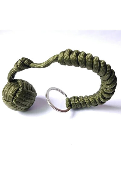 Choice Army Green High Quality Outdoor Self-Defense Monkey Fist Steel Ball Pa...