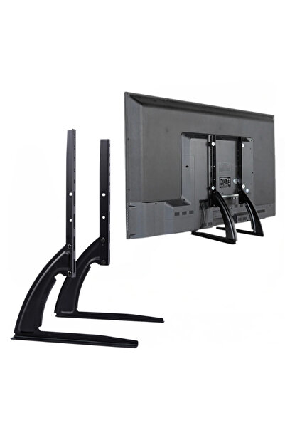 MultiZone 32-75'' Evrensel TV Standı Masa Üstü Ayarlanabilir Sabit LCD LED Ek...