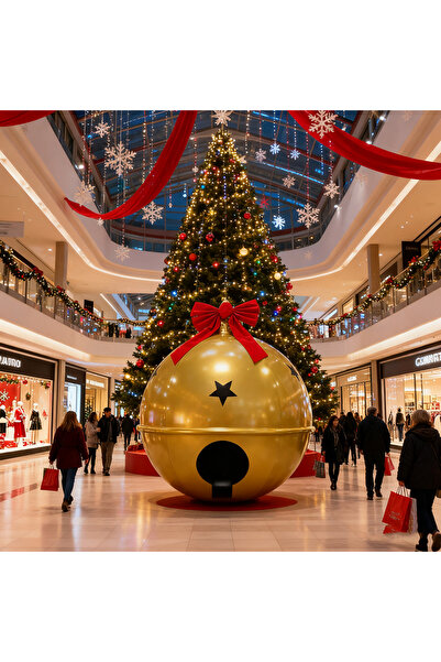 Choice 60cm Yellow Inflatable Balls - Large Christmas Ornaments, Inflatable B...