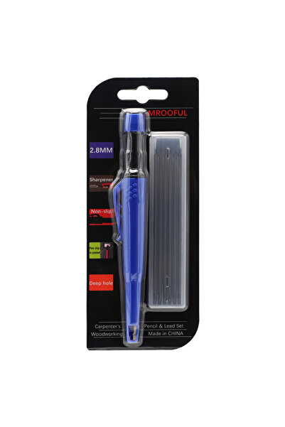 Choice مجموعة أقلام رصاص خشبية زرقاء برأس أسود، مثالية لتعليم ورسم الثقوب الع...