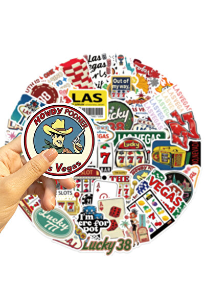 Choice 50pcs 50PCS Cartoon Las Vegas Graffiti Stickers Guitar Notebook Luggag...