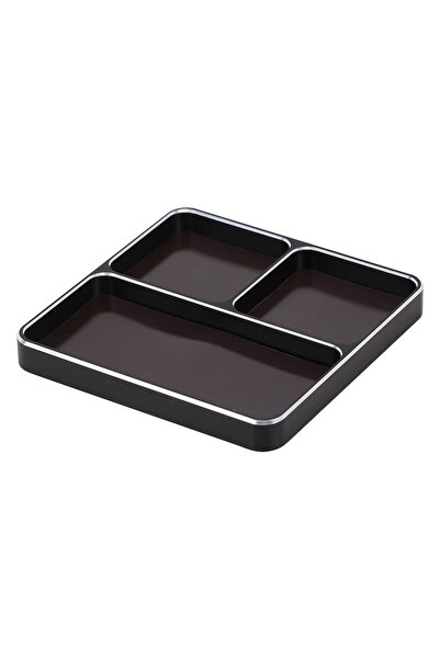 Choice أداة تخزين مغناطيسية سوداء من الألومنيوم CNC، مقاس 98*98*11 مم، مزودة ...