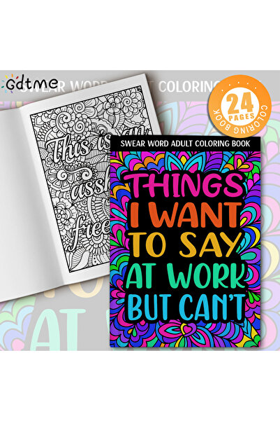 Choice أشياء كثيرة أريد قولها في العمل لكن لا أستطيع. كتاب تلوين للكبار لتخفي...