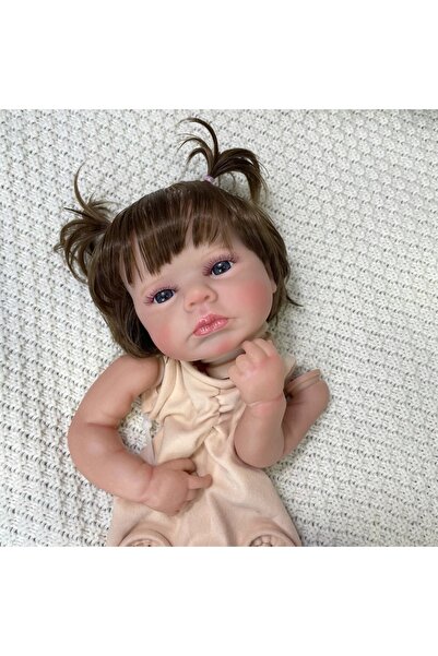 Choice طقم دمية مطلية مقاس 20 بوصة، دمية لولو ذات عيون زرقاء وشعر مزروع، ثلاث...