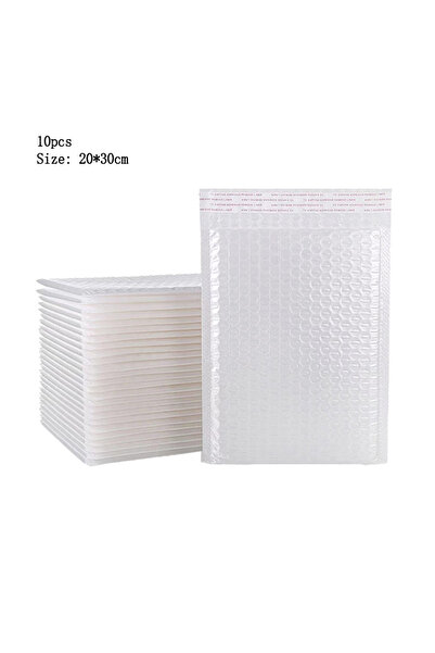 Choice 20x30 10pcs 10pcs 15x25 Inch White Poly Bubble Mailers, Self-Seal Padd...