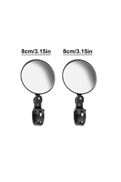 Choice مرآتان خلفيتان للدراجات الهوائية من DOMEN، مزودتان بإبزيم حلقي، تدوران...