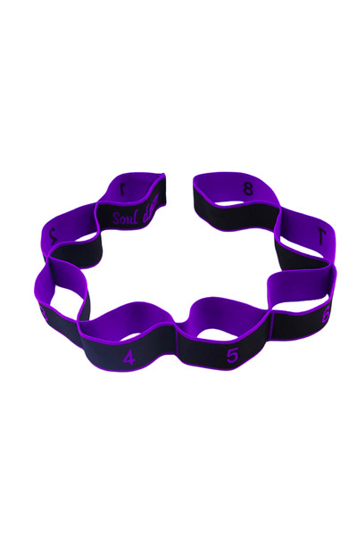 Choice Purple 90cm Resistance Band Yoga Auxiliary Stretching Belt Adult Latin...