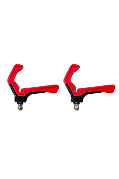 Choice حامل صنارة صيد فاخر قابل للتعديل، قطعتان، قاعدة ملولبة 3/8 بوصة - حامل...