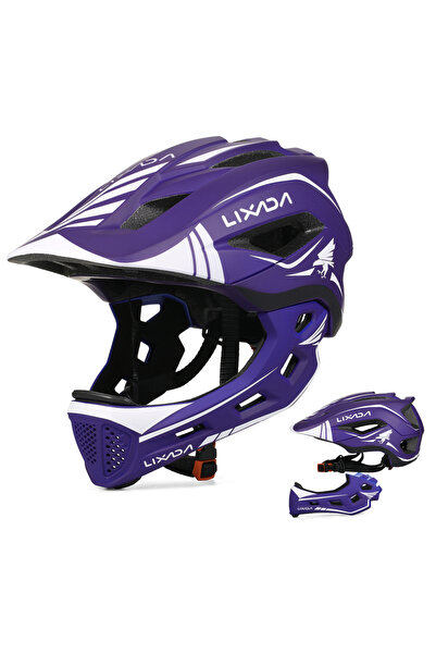 Choice خوذة ليكسادا للأطفال قابلة للفصل تغطي الوجه بالكامل، باللونين الأزرق و...