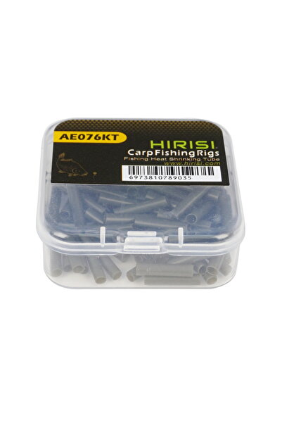 HIRISI ١٠٠ قطعة من أنابيب الانكماش الحراري لصيد الكارب، أكمام خطاف مضادة للتش...