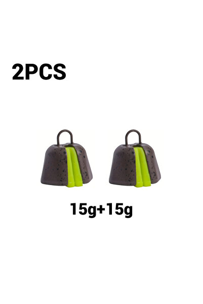 Choice قطعتان من أوزان الرصاص لصيد الكارب، وزن كل قطعة 15 غرامًا | أوزان ثقل ...