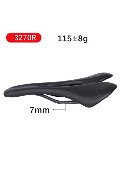 Choice سرج دراجة إيليتاون كاربون 270x143 مم، بسماكة 7 مم، خفيف الوزن، مناسب ل...