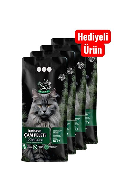 happycatlitter KEDİ KUMU Topaklanan Çam Pelet Kedi Kumu 40 LİTRE