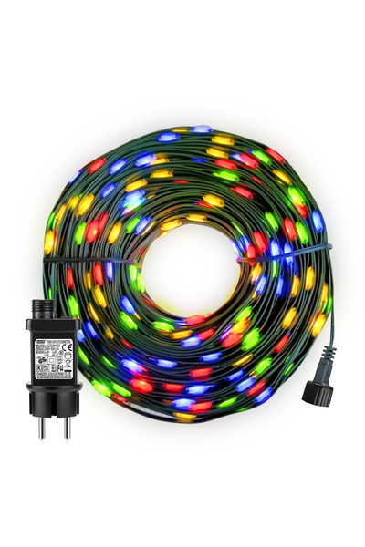 Choice 20M 65ft EU Plug RGB Super Beautiful LED Leather Rope LED Garden Strin...
