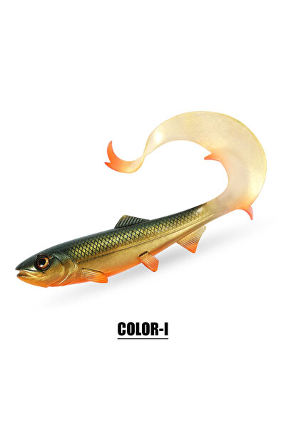 Choice طعم صيد ناعم من نوع سبينبولر، لون-1، مقاس 17.5 سم، و17.5 سم، و22 سم، م...