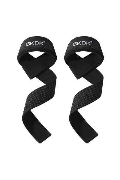 Choice JZST-Black Silicone Weightlifting Straps Anti-Slip Lifting Wrist Cross...