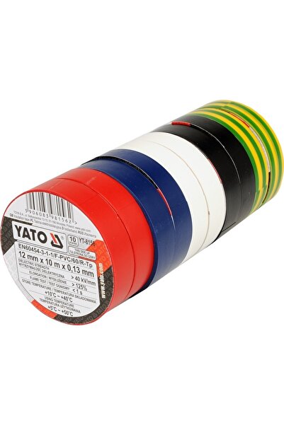 Other Benzi izolatoare 12mmx10mx0.13mm culori mixte, set de 10 buc YT-8156 YATO