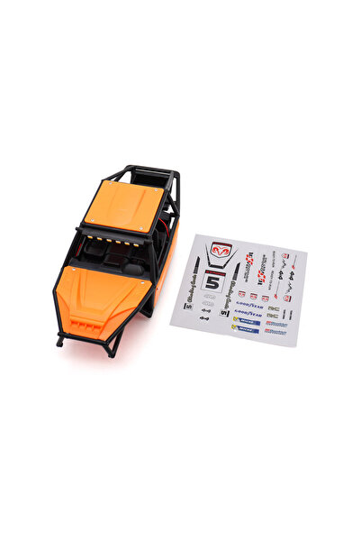 Choice طقم هيكل صلب أصفر اللون بقاعدة عجلات 155 مم، رقم 8471، لسيارة التحكم ع...