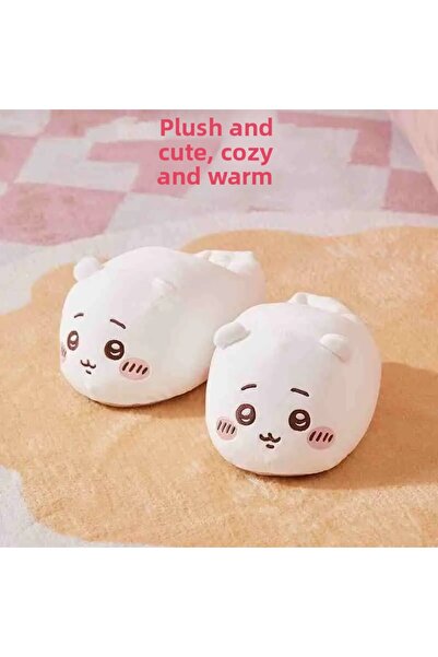 Choice شباشب شتوية دافئة من القطيفة السميكة من أوساكي، شباشب قطنية صغيرة لطيف...