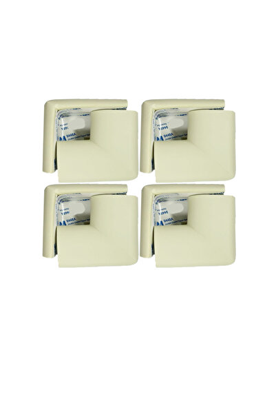 Choice ٨ قطع بيضاء، ٤ قطع من واقيات زوايا الطاولة الناعمة لحماية الأطفال - وا...