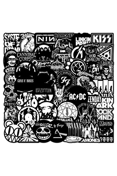 Choice 55PCS 55 Pcs Rock Band Stickers - Cool Music-Themed Decals for Guitars...
