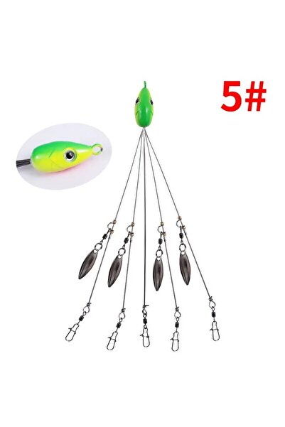 Choice لون ٥، لون بني داكن، طول ٢١٫٥ سم، وزن ١٨ غرام، طعم صيد ألاباما أمبريلا...