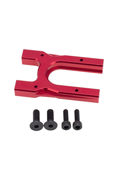 Choice حامل أمامي متوسط الترس التفاضلي CNC 7075 أحمر اللون، بديل لـ ARA320499...