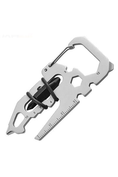 Choice أدوات خارجية من الفولاذ المقاوم للصدأ الفضي، مشبك كارابين، فتاحة زجاجا...