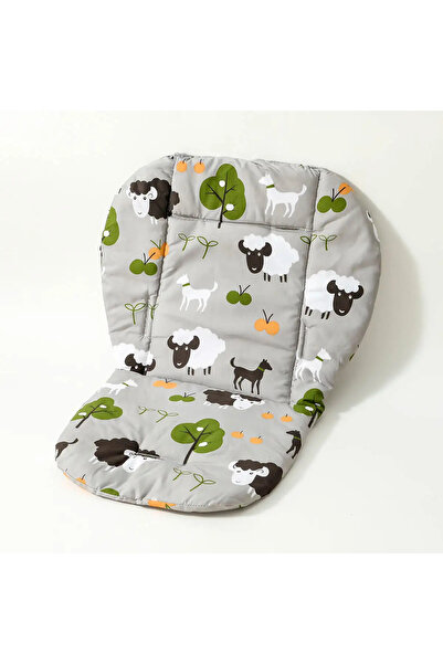 Choice1 وسادة أطفال رمادية C87 لكرسي الأطفال المرتفع، وسادة مقعد عربة الأطفال...