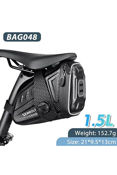 Choice حقيبة سرج دراجة هوائية جديدة مقاومة للماء من NEWBOLER BAG048-1.5L، حقا...