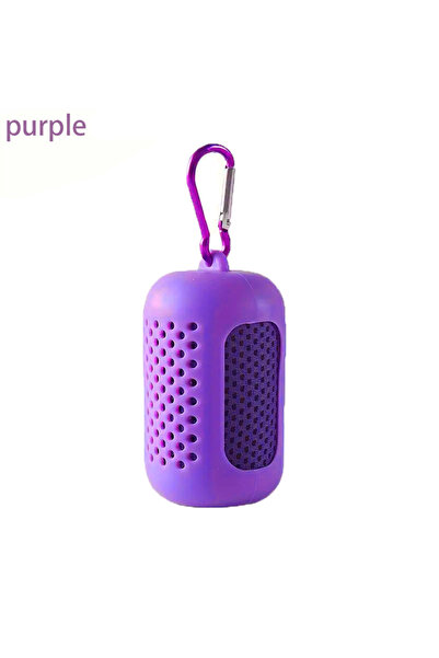 Choice 30x80CM silicone-Purple Cooling Towel Breathable Chilly Towel Sports T...