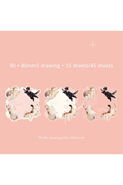 Choice light green Embossed hot stamping sticky notes, Uus ring series, Korea...